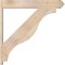 Ekena Millwork Funston Arts & Crafts Smooth Outlooker, Douglas Fir, 7 1/2"W x 46"D x 46"H OUT08X46X46FST03SDF - alternate 2